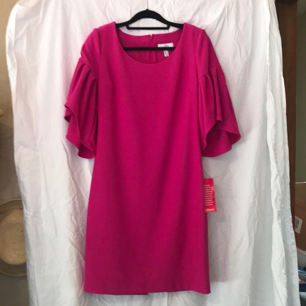 Beautiful hot pink dress from Dillards